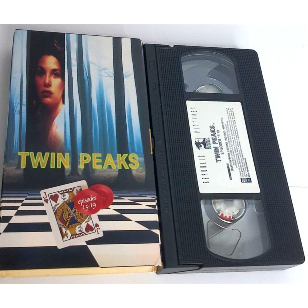 Vintage 1993 Twin Peaks Episode 15-19 David Lynch VHS